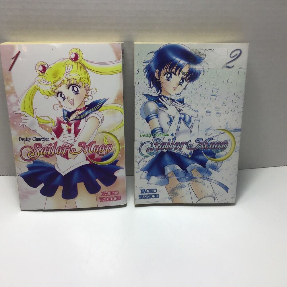 Sailor Moon Manga Set Pretty Guardian Vol 1 & 2 Naoko Takeuchi 2011